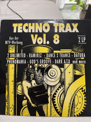 Techno Trax vinyl record set used, 2 LPs