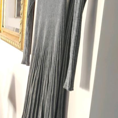Escada knitted dress used, gray, size M
