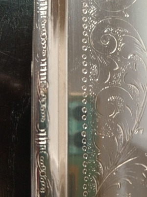 Vintage silver serving tray, Silver Planet