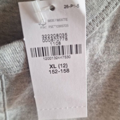 GAP kids blouse new, grey, size 152-158 cm