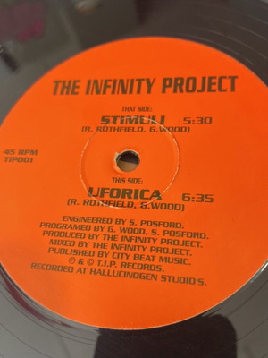 Goa Trance First TIP vinyl record used, electronic genre