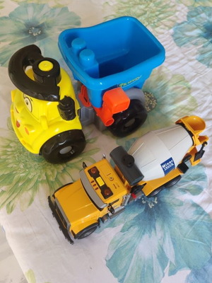 Toy trucks pack of two like new, quite large
