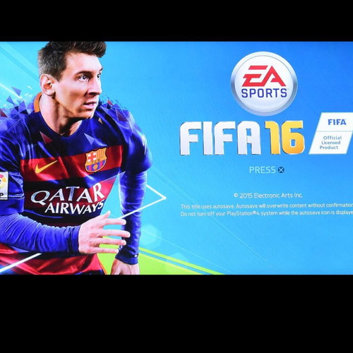FIFA 16 PS4 game like new, football sports simulation