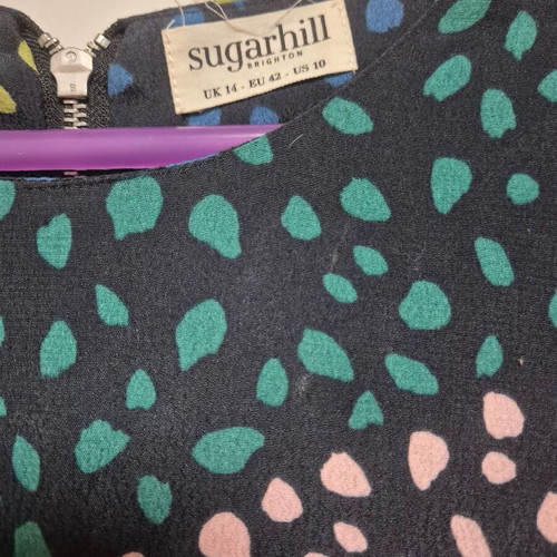 Sugarhill dress multicolored like new, size EU42/UK14