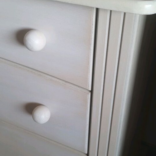 Baby bed with dresser used, wooden construction
