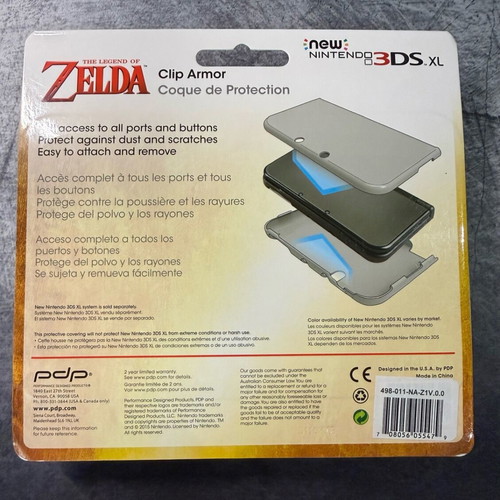 Nintendo New 3DS XL The Legend of Zelda Clip Armor PDP New