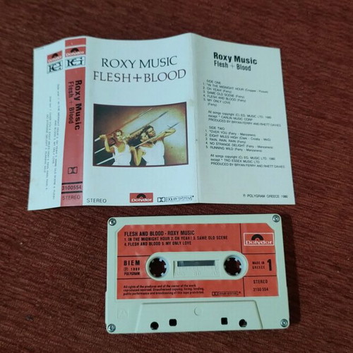 Roxy Music cassette tape like new, pop