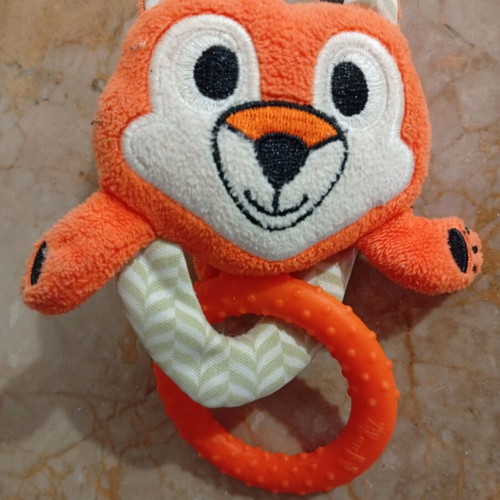 Malarkey Kids Fox Teething Toy like new