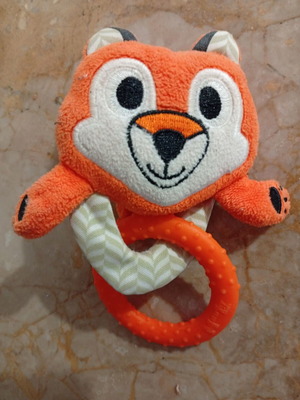 Malarkey Kids Fox Teething Toy like new
