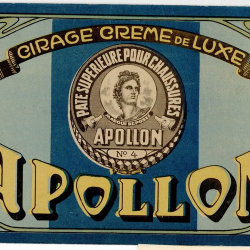 Apollon promotional cardboard used 27x18 cm