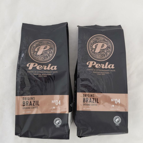 Perla Brazil Espresso Coffee 250g Pack of 2 New