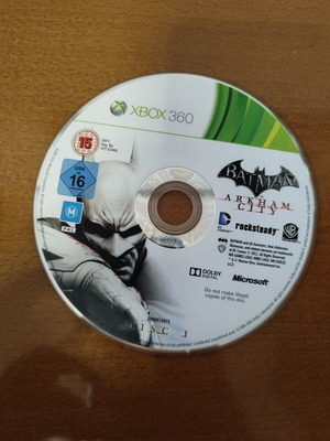 Batman Arkham City Xbox 360 used, European edition disc only