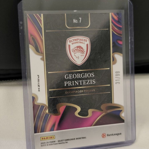 Georgios Printezis Clutch basketball card, set of 5
