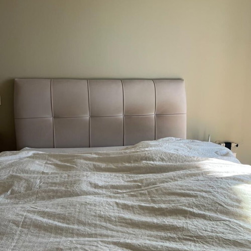 Candia Comino double bed beige used 160x200 without mattress