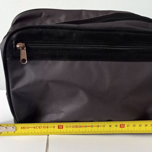 Toiletry bag black/dark green like new