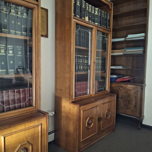 Set of 3 Display Cabinets made of solid wood like new