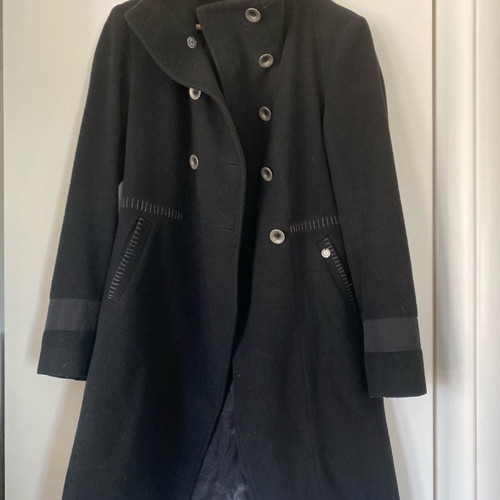 Attrattivo coat used, black, size M