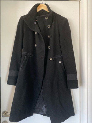 Attrattivo coat used, black, size M