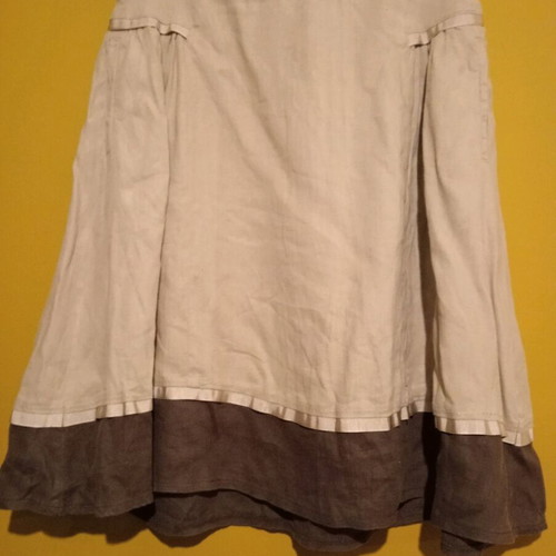 Next women's skirt new, 100% linen, size UK 12, EUR 40