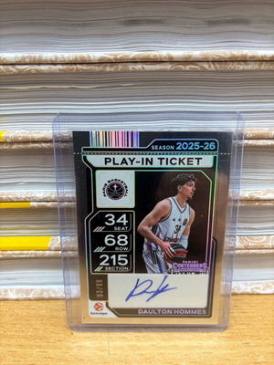 2025-26 Euroleague Contenders Play-In Ticket Auto Dalton Hommes καινούργιο