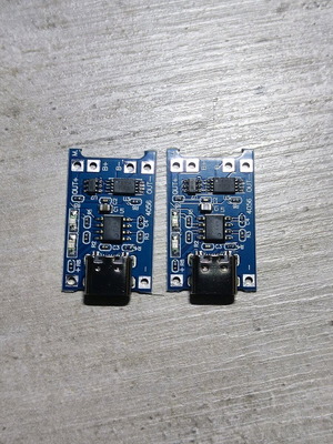 18650 Lithium Battery Charging Board TP4056 5V 1A Type-C, New 2 pcs