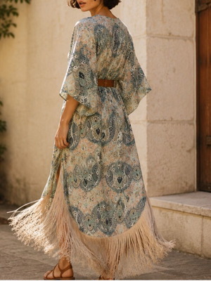 Nidodileda boho dress one size, multicolour
