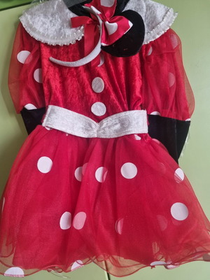 Mini Mouse costume like new for 6-year-old girl height 116cm