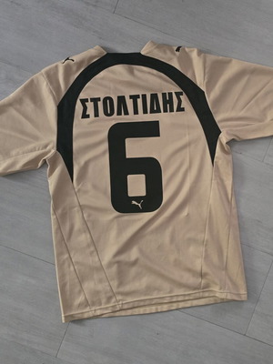 Olympiacos 2006-07 Third Jersey Stoltidis 6 Medium Like New