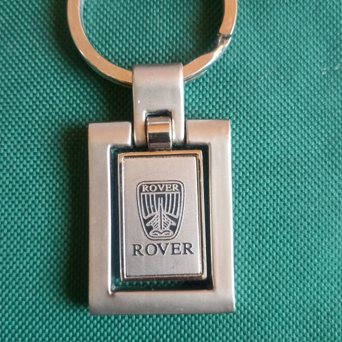 Vintage Rover Spinning Keychain New Old Stock NOS, heavy metal 38g