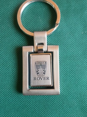 Vintage Rover Spinning Keychain New Old Stock NOS, heavy metal 38g