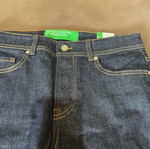 Ανδρικό σκούρο μπλε τζιν παντελόνι Benetton slim fit καινούργιο νούμερο 30