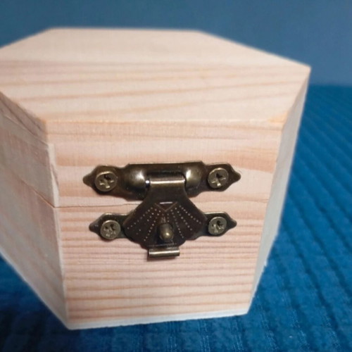 Wooden box for decoupage new