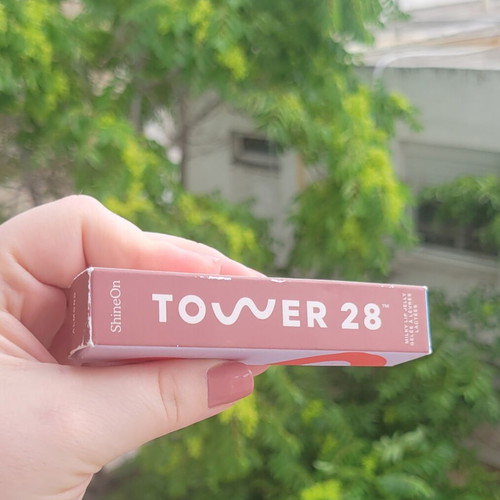 Tower 28 Beauty Shine On Lip Jelly almond like new