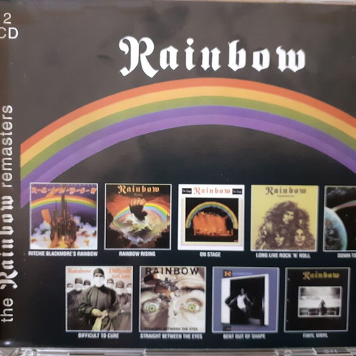 Rainbow pack Ritchie Blackmore's 1 CD and Finyl Vinyl 2 CD remasters like new, rock