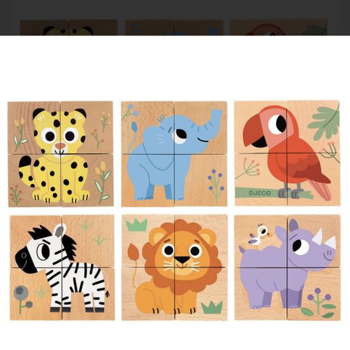 Wooden puzzles like new, set of 2 pieces