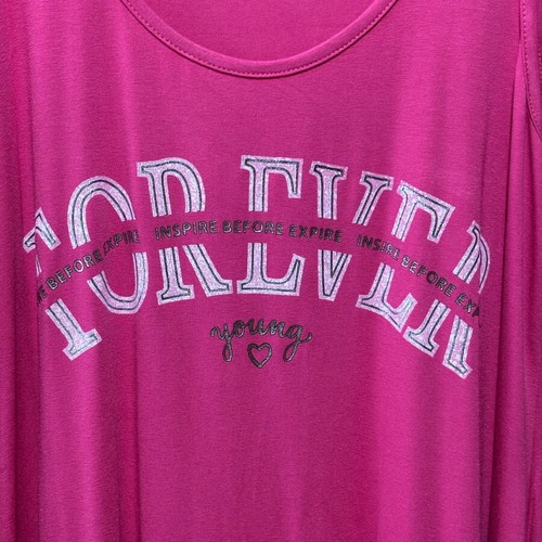 Garantie long sleeveless blouse pink like new, size XL