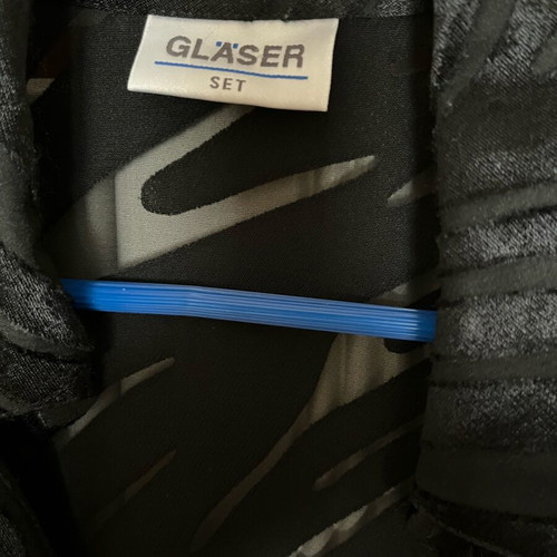 Glaser shirt new with semi-transparent details, size L, black