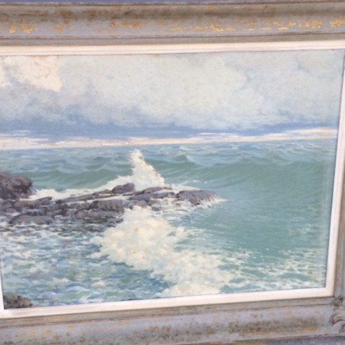 P. Pachatouridis painting used, oil on hardboard 70x90 with frame