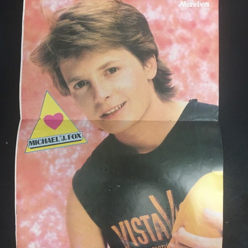 Skid Row Michael J Fox poster used