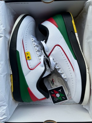 Nike Air Jordan 2 Quai 54 athletic shoes new, size 47.5, white
