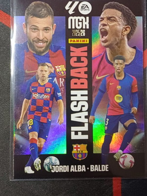 Panini Megacracks La Liga 2025/26 Jordi Alba Balde Flashback card like new