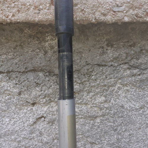Heavy-duty steering wheel lock bar used