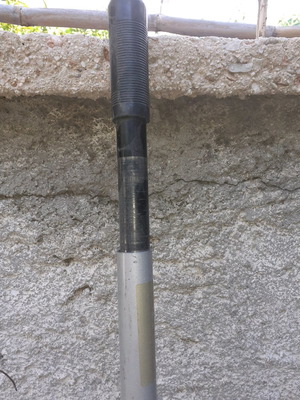 Heavy-duty steering wheel lock bar used