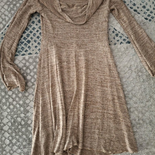 Shein winter dress beige like new, size L