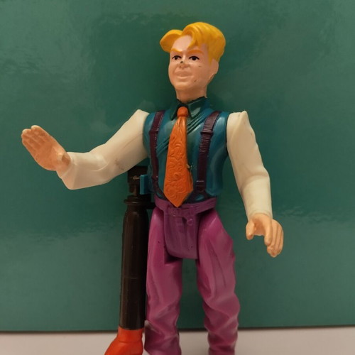 Vintage Horage IQ Boothroyd figure James Bond Jr. 1990 used with accessories