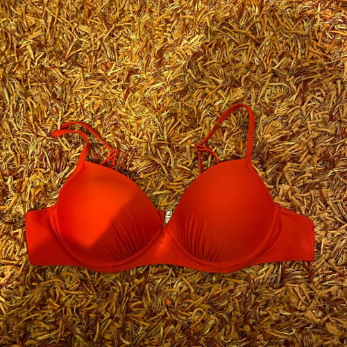 Shein red bikini top like new, size M 38 10