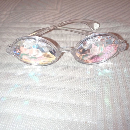 Kaleidoscope glasses new transparent