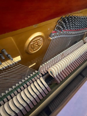 Ekstroms upright piano, authentic factory