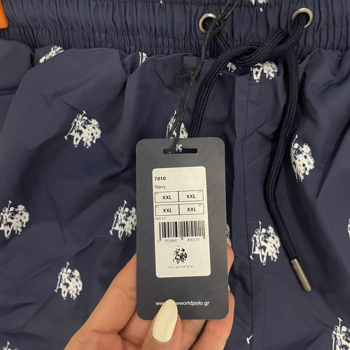 New World Polo men's swim shorts new, size 2XL, blue