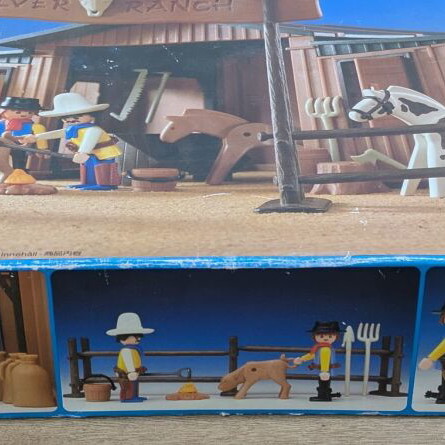 Playmobil Western 3768 Silver Ranch ранчо употребявано с кутия